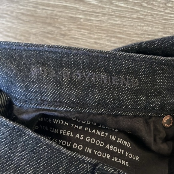 American Eagle 90s boyfriend black denim jeans size 2 - Picture 5 of 10